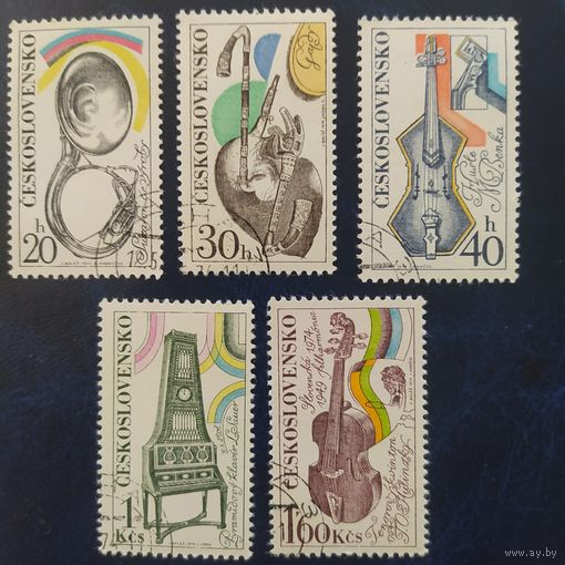 Чехословакия 1974 музыкальные инструменты