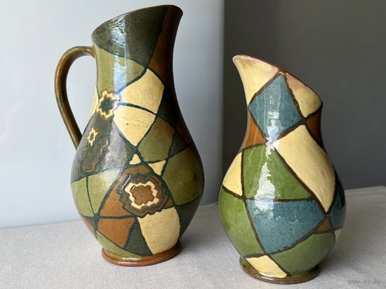 Вазы кувшины керамика 28 и 22см ссср