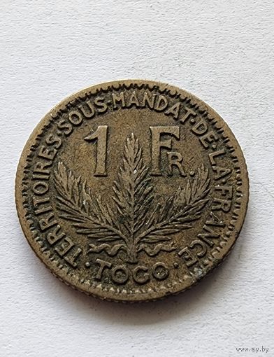 Того 1 франк, 1925