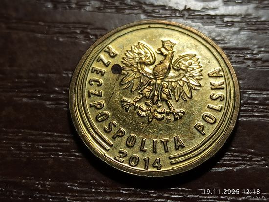 Польша 2 гроша 2014