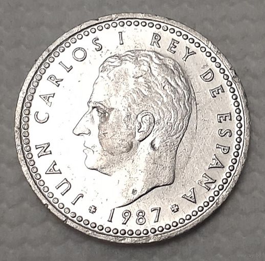 Испания 1 песета, 1987 (10-2-25)