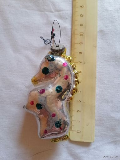 Ёлочная игрушка КОНЁК СССР 0096