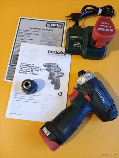 Metabo PowerMaxx BS шуруповерт с рубля без минималки