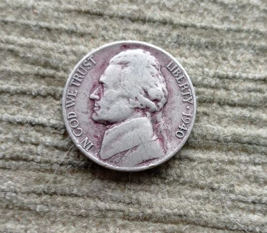 Werty71 США 5 центов 1940