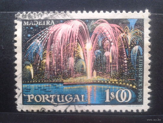 Португалия, 1968. Португальско-бразильская выставка марок в Фуншале. Фейерверк. (Мадейра)