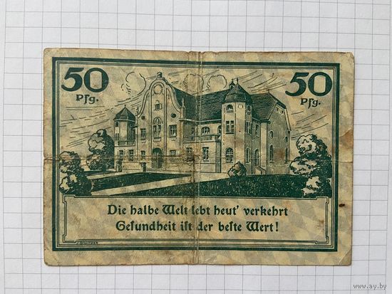 50 пфеннингов (нотгельды) 1921 г. Германия.