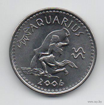 РЕСПУБЛИКА СОМАЛИЛЕНД. 10 ШИЛЛИНГОВ 2006. ЗНАКИ ЗОДИАКА. ВОДОЛЕЙ