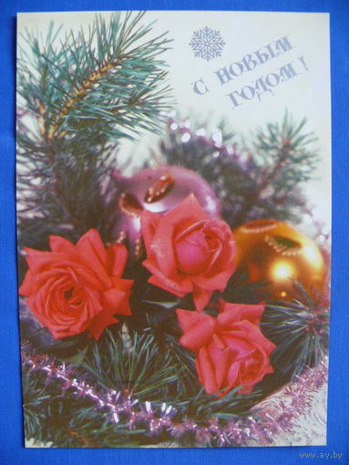 Фото Б. Круцко, С Новым годом! 1991, чистая.
