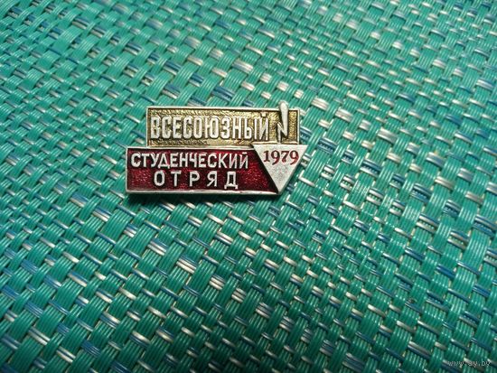 Значок. Всесоюзный студенческий отряд.  ВСО. 1979. СССР