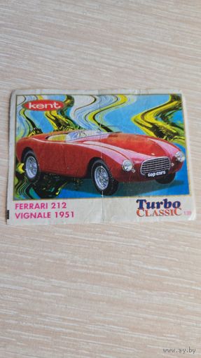 Вкладыша от жвачки TURBO 139
