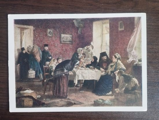 В монастырской гостинице. Карзухин. Чистая. 1960г.