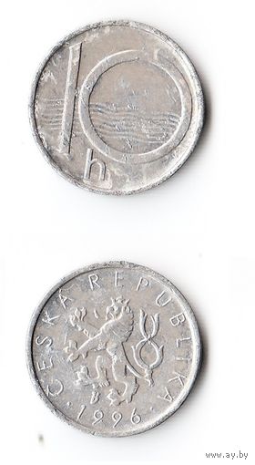 10 геллеров Чехия 1996 года
