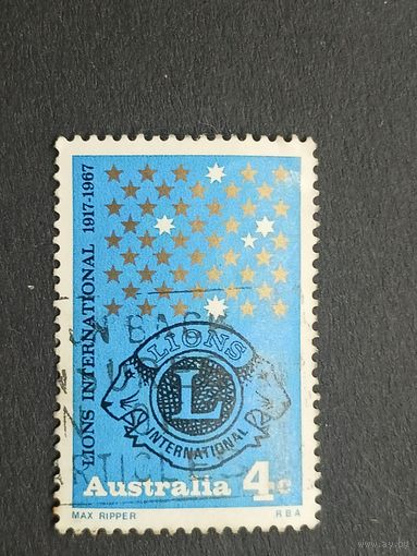 Австралия 1967. 50-летие Lions International. Полная серия