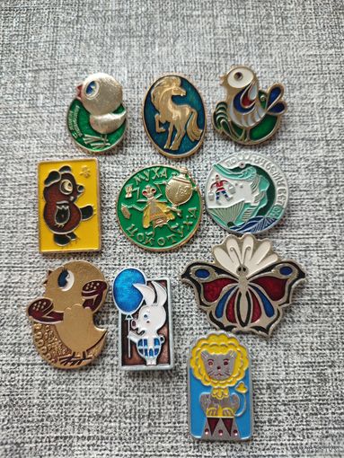Значки сказки,мультфильмы.