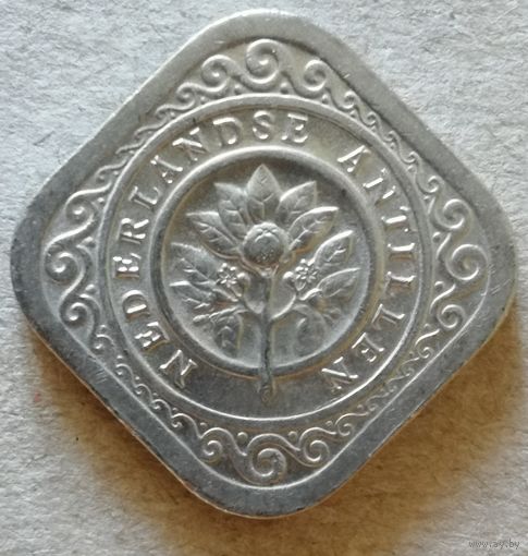 Нидерландские Антильские острова 5 центов, 1967 г., KM# 6  ю