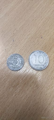 5 и10 фенингов 1917-18г. Польша под Германией.
