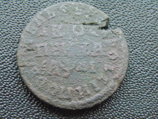 Копейка Петра I 1714 г.