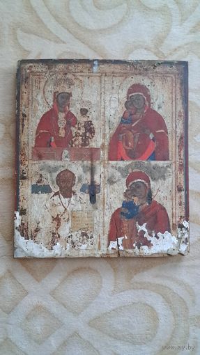 Икона четырёх частная. Ветка.
