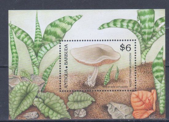 [2404] Антигуа и Барбуда 1989. Грибы. БЛОК MNH