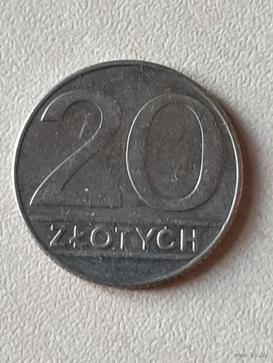 20 Злотых Польша 1990.