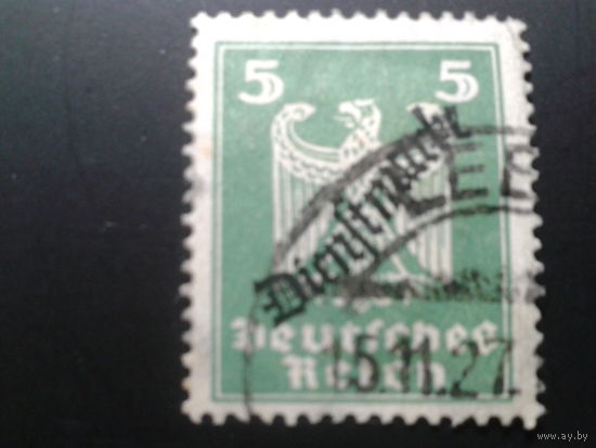 Германия 1924 надпечатка
