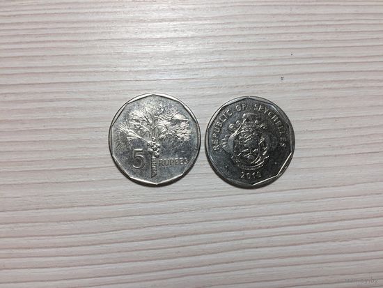 Сейшельские острова, 5 рупий 2010