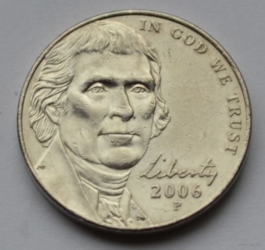 США, 5 центов 2006 г. Р