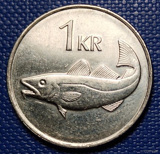 Исландия 1 крона 2006 г.