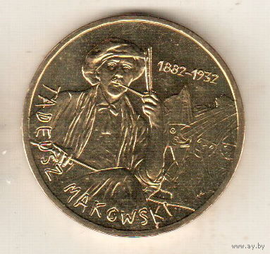 Польша 2 злотый 2005 Художники Польши 19-20 века - Тадеуш Маковский
