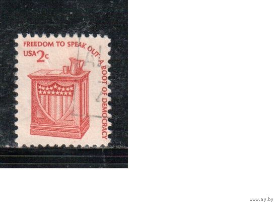 США-1977, (Мих.1321 ) , гаш., Стандарт "Американа",
