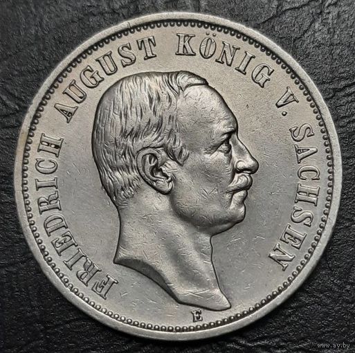 3 марки 1911 E. Саксония