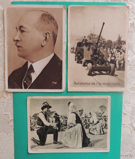 Открытки Чехословакия, 1940-е гг.
