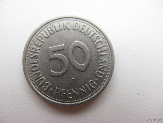 ФРГ   50 пфеннигов 1975   F.