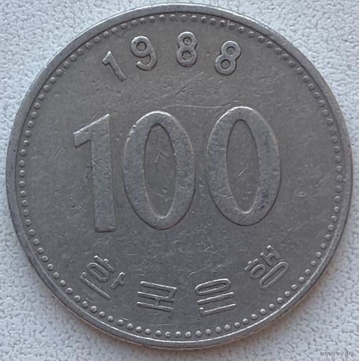 Южная Корея 100 вон 1988 г.