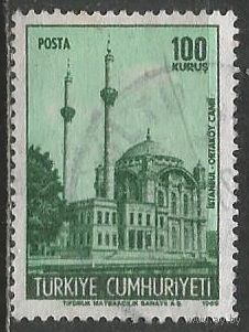 Турция. Мечеть Ортакей в Стамбуле. 1968г. Mi#2118.