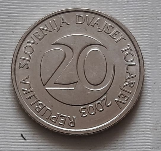 20 толаров 2003 г. Словения