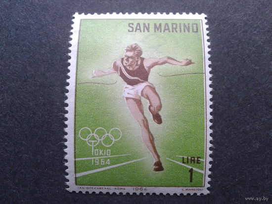 Сан-Марино 1964 олимпиада, бег