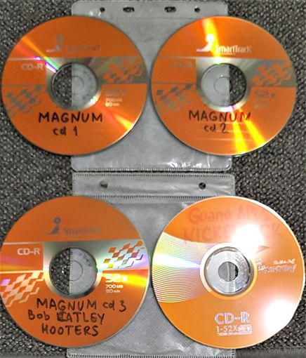 CD MP3 MAGNUM, GUANO APES, NICKELBACK - 4 CD.