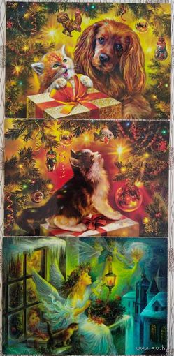 С Новым годом!Мечта котенка.Рождественское чудо.Н.Стрелкина.Украина.