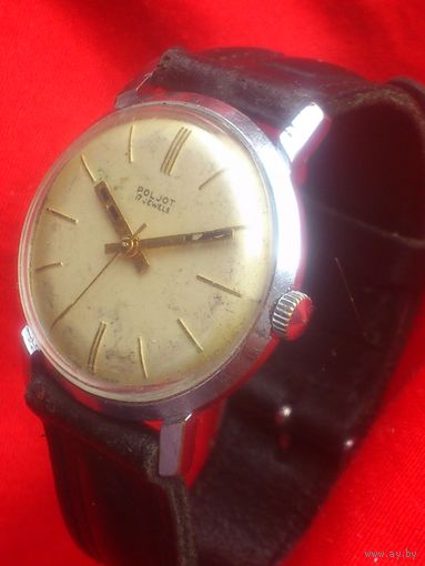 Часы ПЕРВЫЙ ПОЛЕТ 1МЧЗ им. КИРОВА 2409 из СССР начала 1960-х ВИНТАЖ