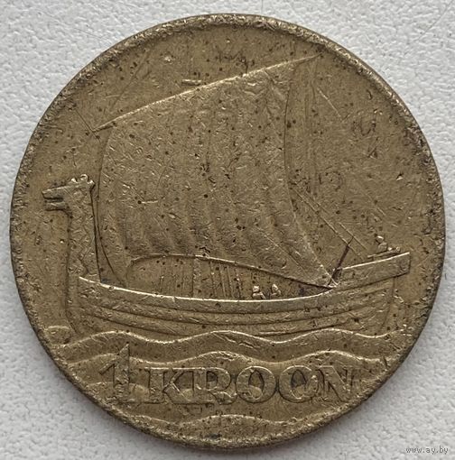 Эстония 1 крона 1934 г.