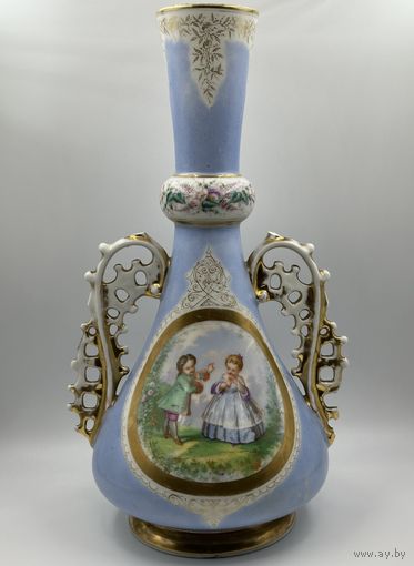 Интерьерная красивая ваза. Франция 19 век. С рубля!