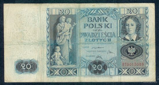 Польша 20 злотых 1936 год