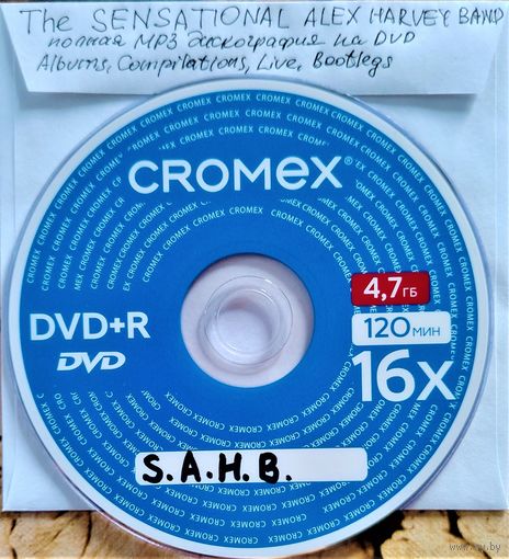 DVD MP3 дискография THE SENSATIONAL ALEX HARVEY BAND - 1 DVD
