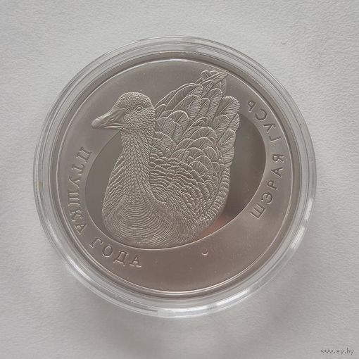 Серый гусь. Птица года, 1 рубль 2009 г.