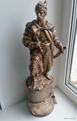 Статуэтка Богдан Хмельницкий, терракота, отличный, большой, фактурный