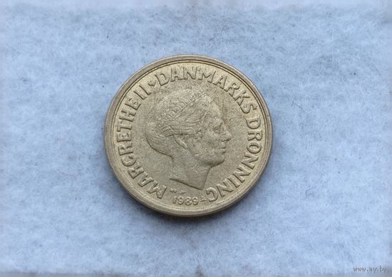 Werty71 Дания 10 крон 1989 года. Королева Маргарет 2