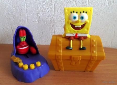 Игрушки из м/ф "Спанч Боб"