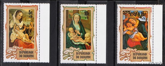 Бурунди 1974 живопись Рождество   MNH