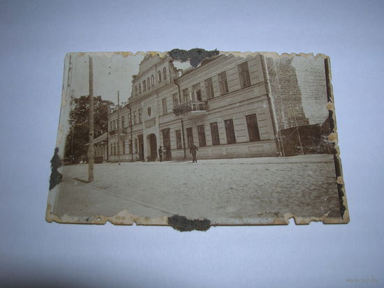 Пинск Магистрат Старинное фото Размер 9х5,5см